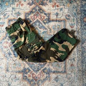 Vintage 80s Camouflage Cargo Pants Size 31